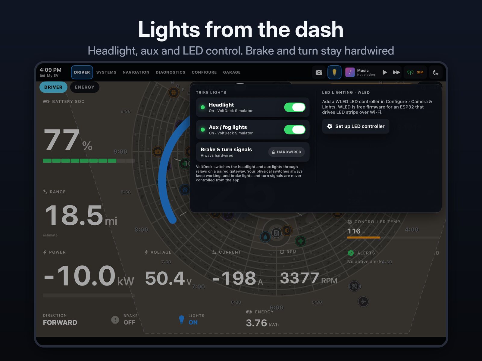 Lights and LED control